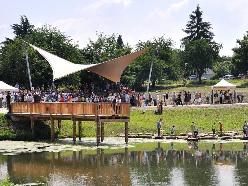 Neckarschlut HD-Wieblingen, 2022. Neckarschlut in Wieblingen